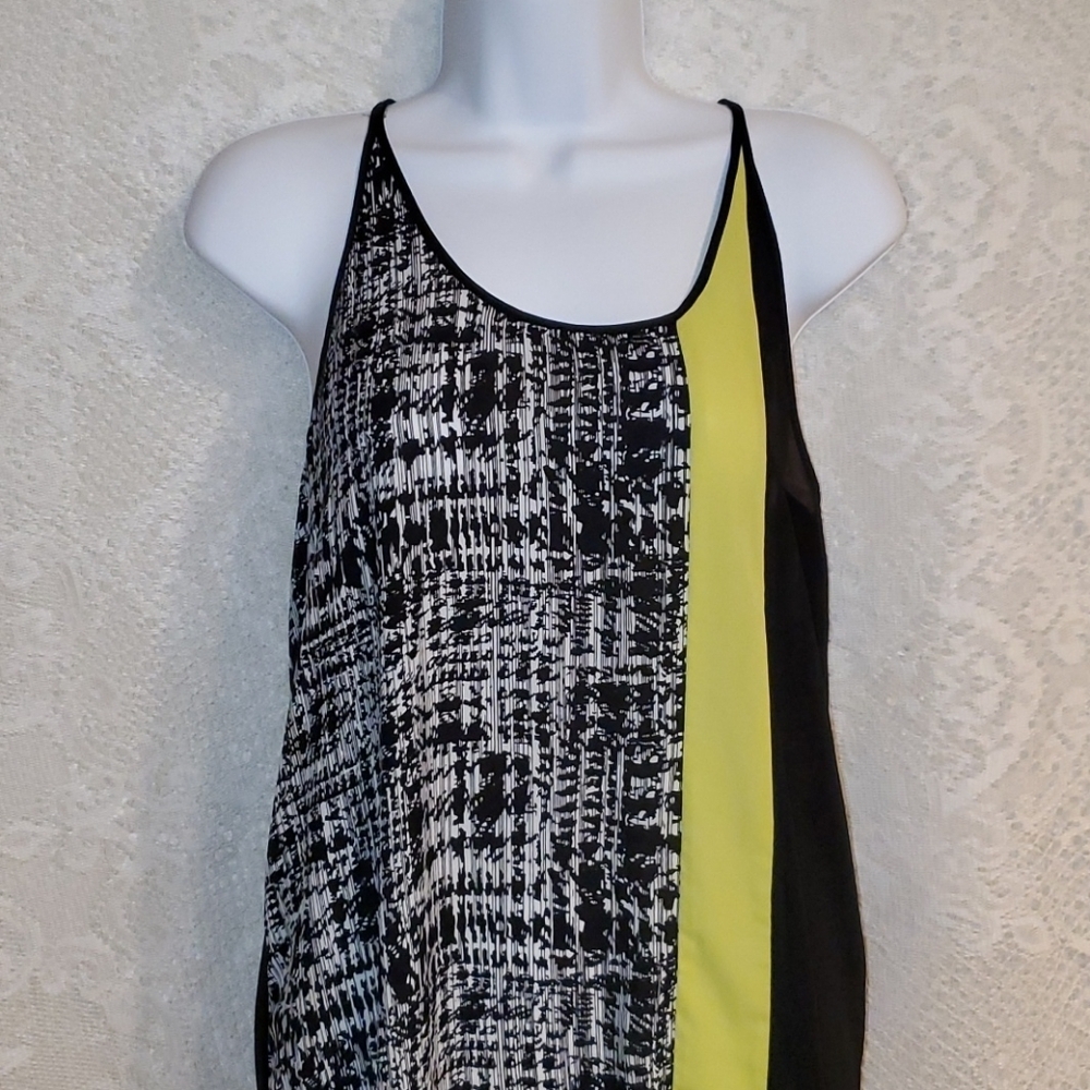 BCBGmaxazria asymmetrical thin black dress - Picture 3 of 12